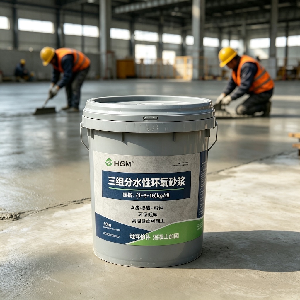 大东三组份水性环氧砂浆